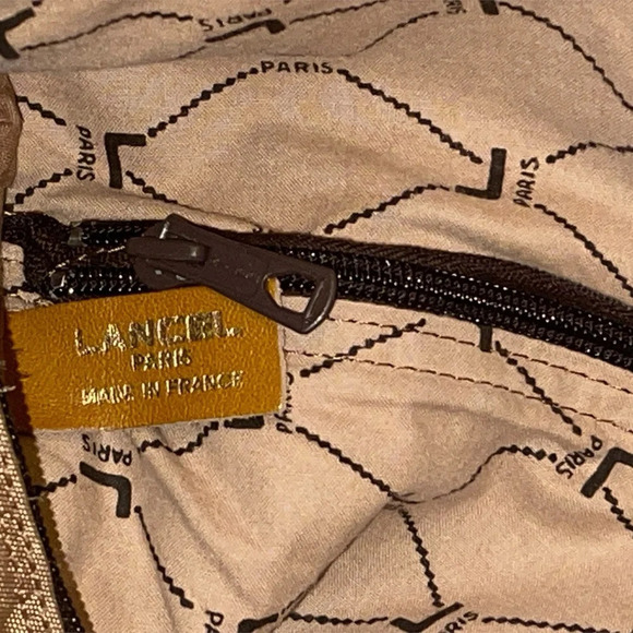 LANCEL Paris Nylon/Leather Boston Bag - Picture 8 of 9